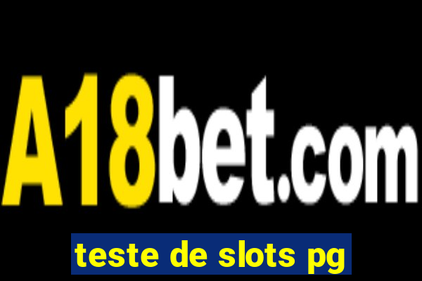 teste de slots pg